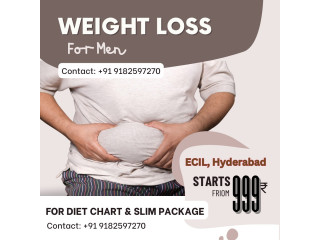 Weight loss package for Men Around ECIL, Hyderabad!