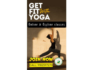 Get Fit with Yoga 🧘‍♂ | Online & Offline Classes | Join Now!