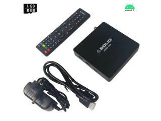 SOLID AHDS2-1020 Android+S2 (Satellite+Android 7.1) Combo Set-Top Box – Free Ship